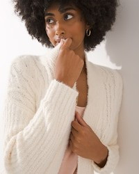 Soma SomaWKND Chenille Cozy Cardigan | Soma Intimates