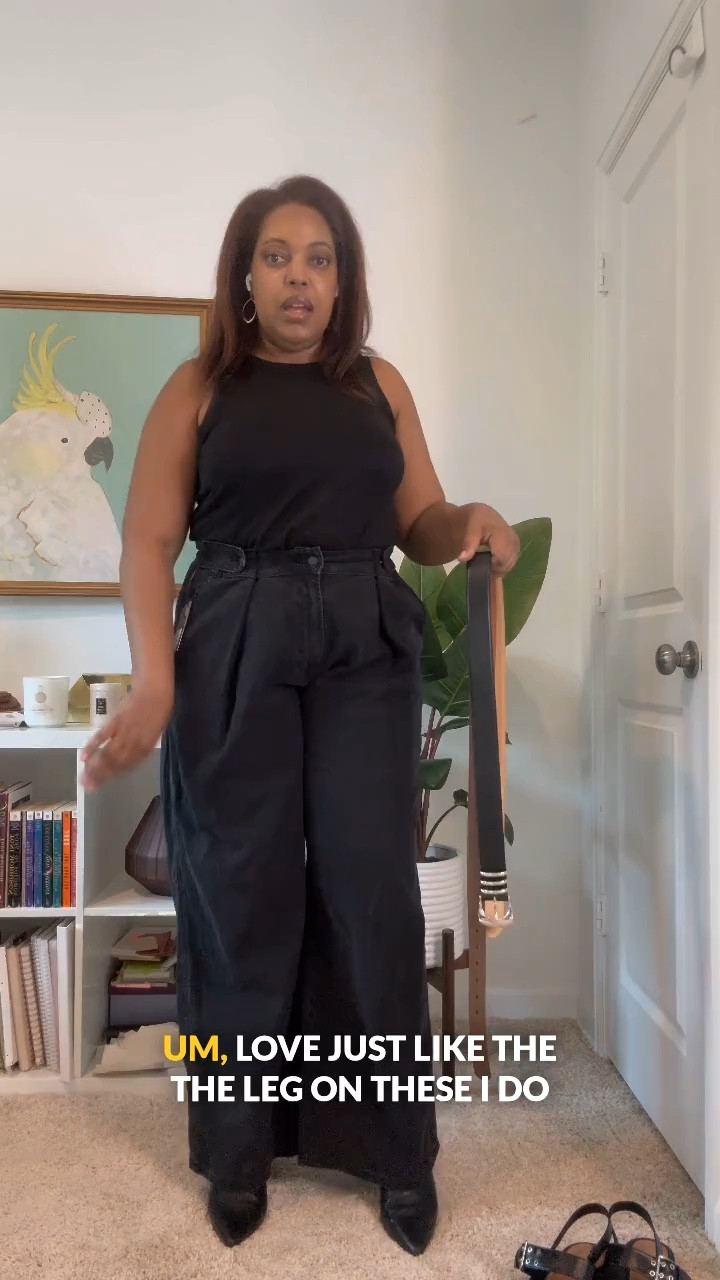 Yes, black is a neutral color, but all-black outfits don’t have to be basic and boring. If you find yourself constantly reaching for that black to hide behind or feeling like a walking shadow, it’s time to elevate that all-black-everything look! Watch how I break up the black to make style that pops:
1️⃣ Add a statement belt (even if your pants don’t have belt loops!). I love a brown belt with gold hardware to bring warmth and separation between the top and bottom. It gives that sleek, high-end vibe.
2️⃣ Want to swap boots for flats? It’s all about length. Just make sure those trousers don’t drag. Pro tip: Pointed flats add polish and keep your proportions on point! 👠
3️⃣ Throw on a structured blazer—like this classic houndstooth with gold buttons, which I know you’ve seen before very recently, but we are all about actually wearing 100% of our closets over here, so stay with me, and watch how it transforms this look.
Can you visualize how you’d elevate your all-black vibes? Whether you would keep it minimal or make it bold, tell me in the comments how you’d style your all-black outfit to keep it anything but basic. 🖤
And if you need help adding “I am THAT b*tch” energy to everything in your wardrobe, I’m your girl. DM me to find out how we can work together.
#ElevatedStyle #AllBlackEverything

#LTKPlusSize #LTKOver40 #LTKStyleTip