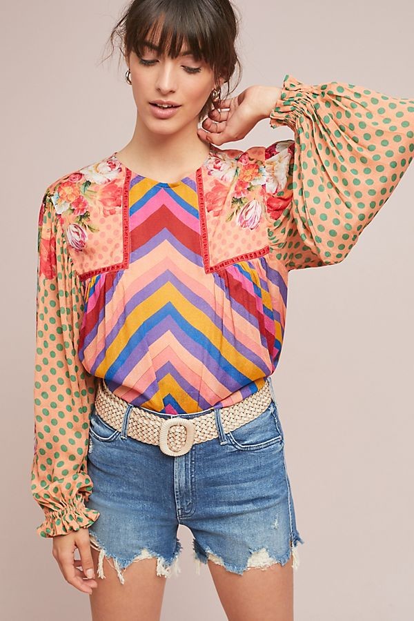 Eclectic Peasant Blouse | Anthropologie (US)