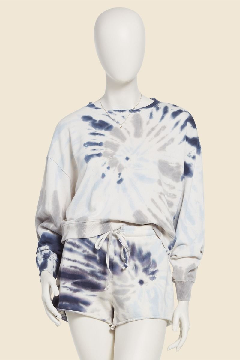 Multi Tie Dye Pullover Sweatshirt | Evereve
