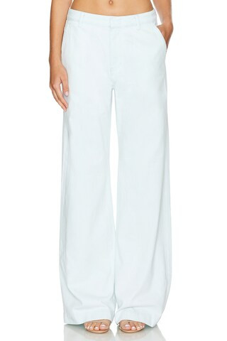 Vince Washed Wide Leg Trouser in Celestine from Revolve.com | Revolve Clothing (Global)