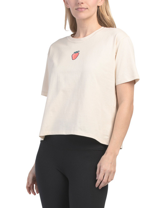 Strawberry Classic Boxy Tee | TJ Maxx