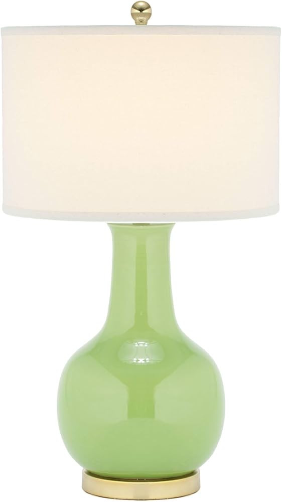 SAFAVIEH Lighting Collection Paris Modern Green Ceramic 28-inch Bedroom Living Room Home Office D... | Amazon (US)