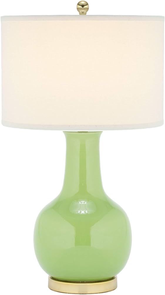 SAFAVIEH Lighting Collection Paris Modern Green Ceramic 28-inch Bedroom Living Room Home Office D... | Amazon (US)