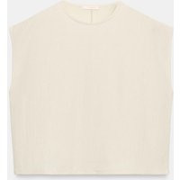 Zara - Rustic Sleeveless Top - Ecru - S - Woman | Zara UK