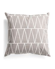 Made In Usa 22x22 Triangle Pattern Pillow | Marshalls