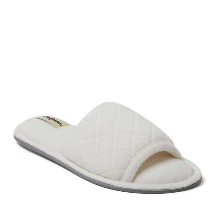 Women's Beatrice Microfiber Terry Slide with Quilted Vamp | Dearfoams