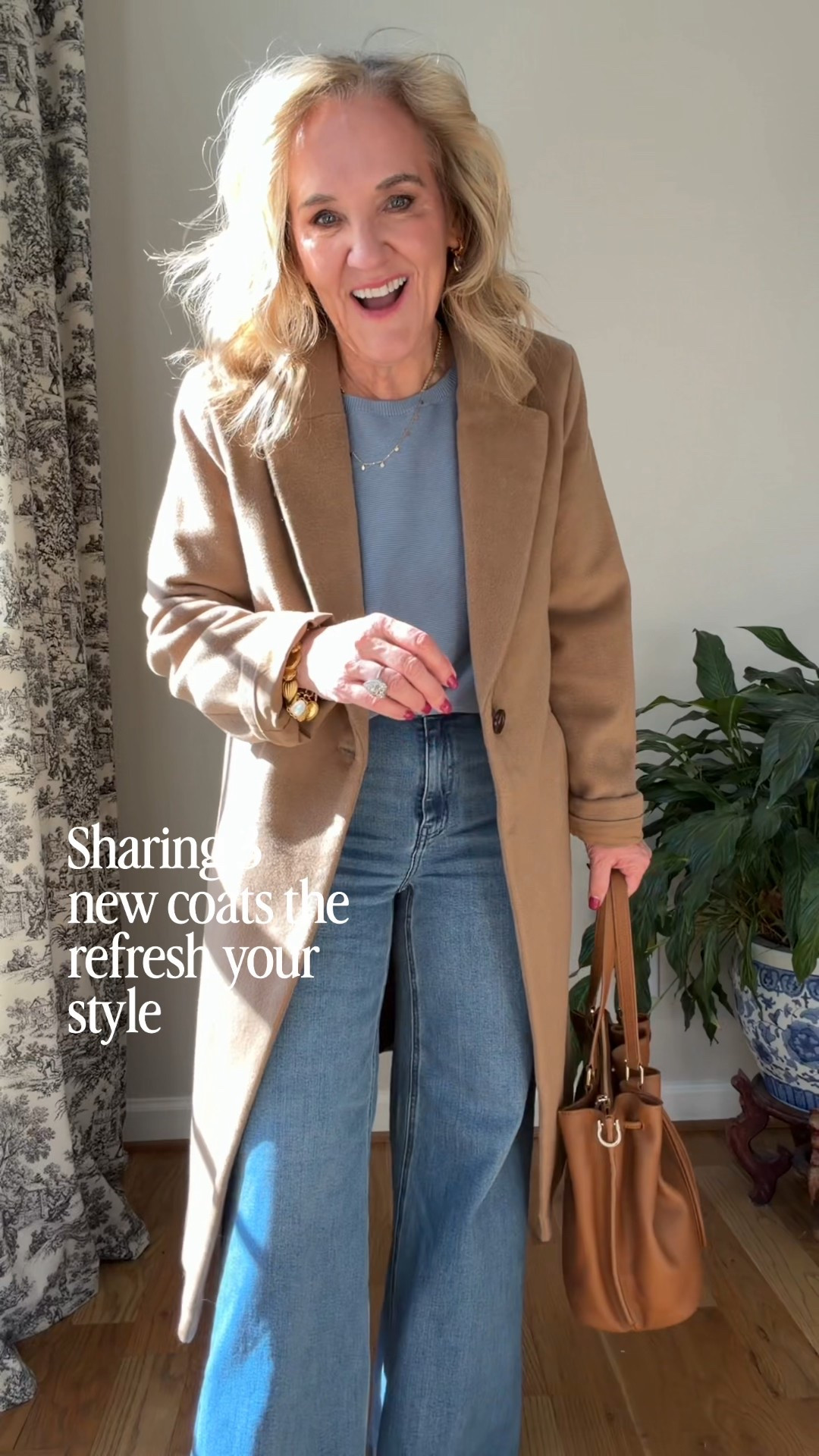 There’s still plenty of winter left. And, spring often requires coats too. I’ve found 3 coats that are fresh, on the lighter-weight side, and paired with some denim you’ll reach for on repeat. 

All with the sustainability, quality and value that we’ve come to expect from @onequince. It just never disappoints. #QuincePartner 

Sizing
All true to size (wearing mediums) The jackets are not oversized. 
Bella wide leg jeans waist 29 inseam 28
Bella palazzo jeans waist 29 (only one inseam, I need a heel)
Luna slim straight denim waist 29 inseam 26 
Sweaters and blouses size medium


#LTKSeasonal #LTKPetite #LTKOver40