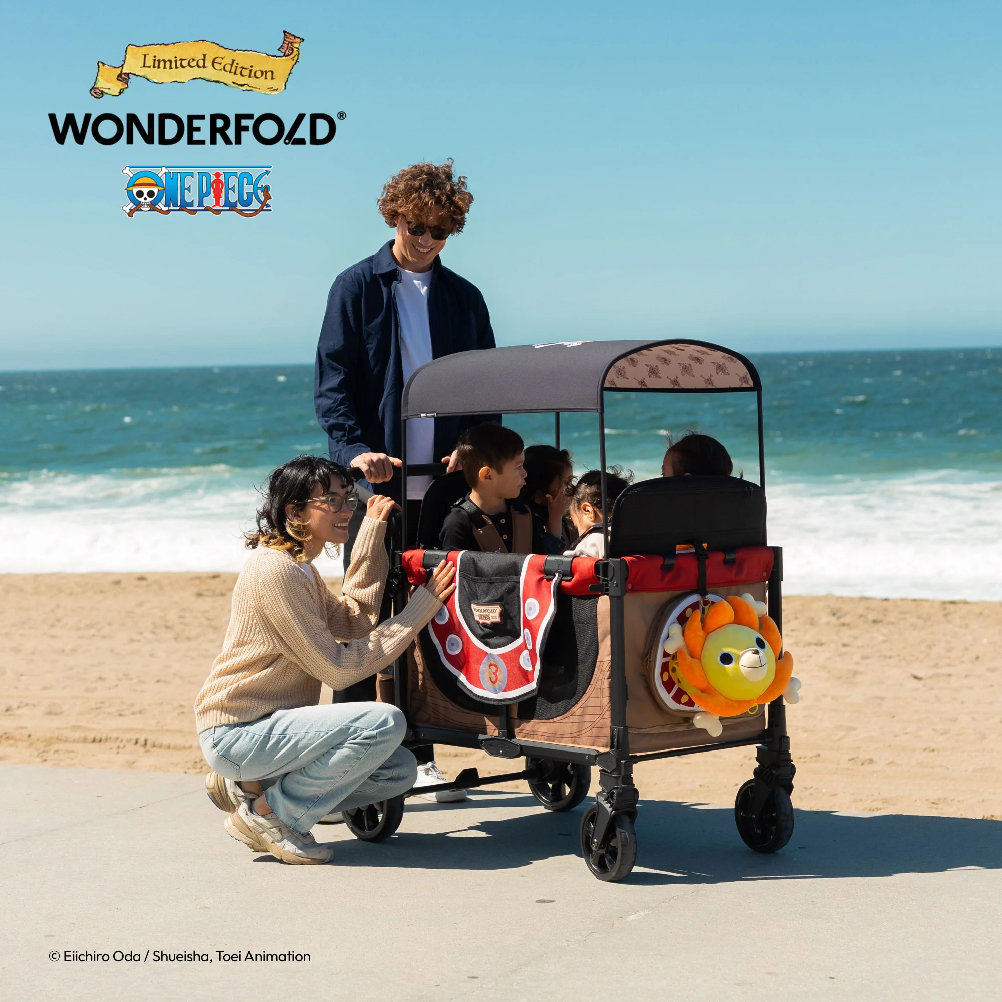 ONE PIECE Thousand Sunny Stroller Wagon - W4 Elite Pro Limited Edition | WonderFold Wagon
