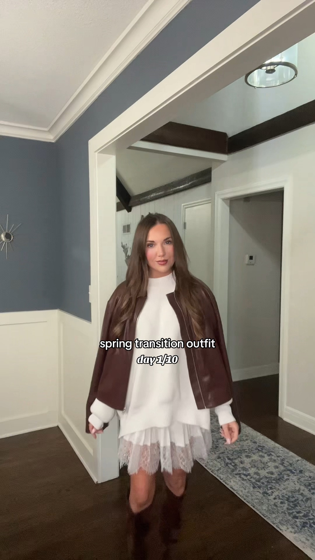 spring transition outfit


Wearing XS in sweater + jacket and S in lace skirt 

#LTKPetite #LTKgrwm #LTKootd