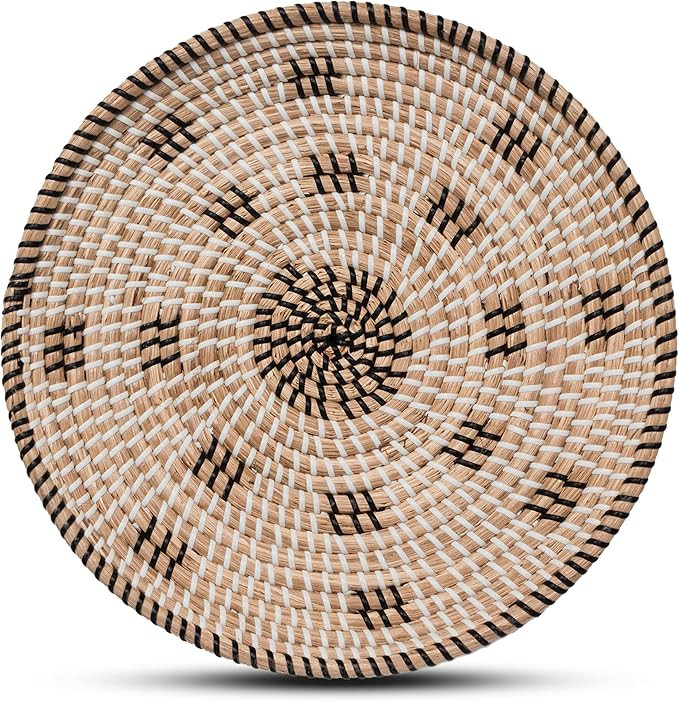 ANA Home 13.5 inches Wall Hanging Basket Decor, Hanging Woven Wall Basket, Natural Wicker Wall De... | Amazon (US)