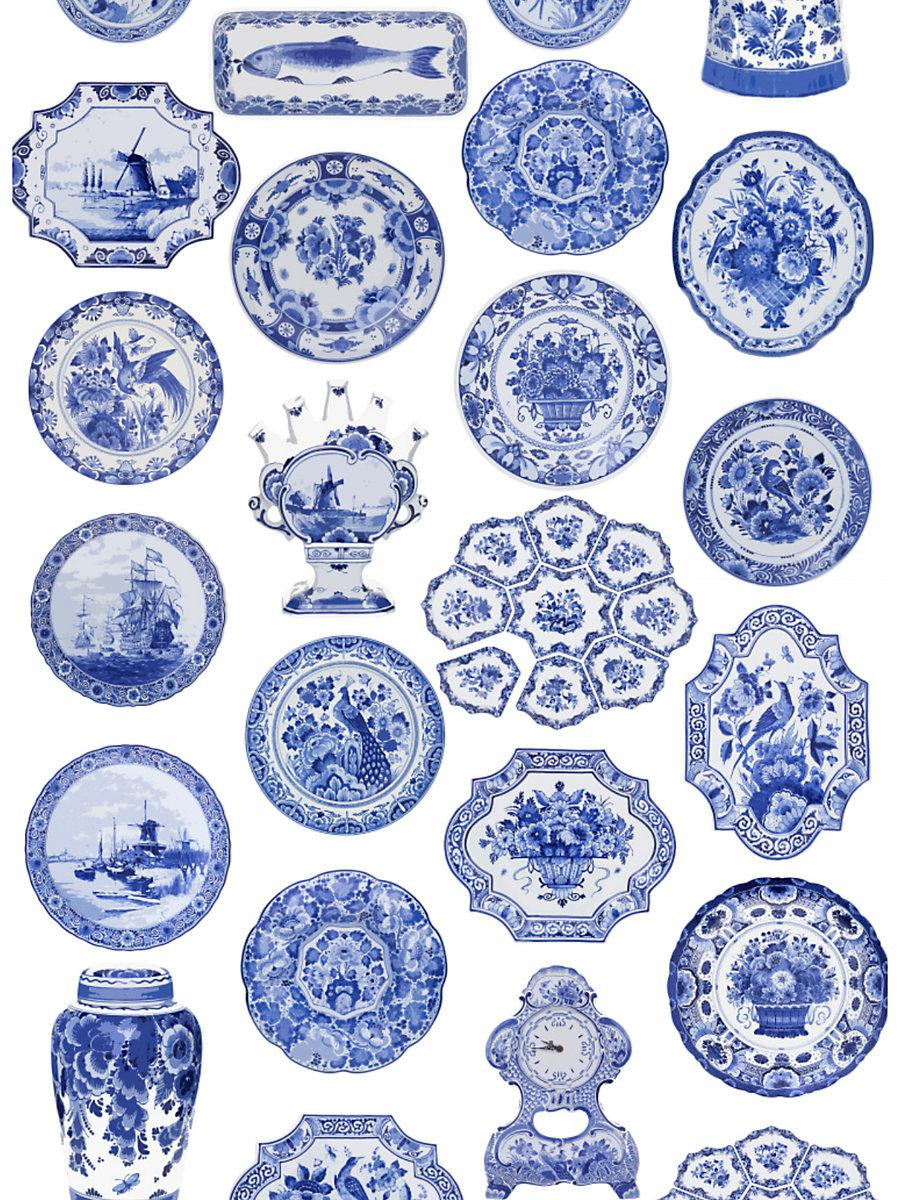 Scalamandre Collections Blue Wallpaper | DecoratorsBest