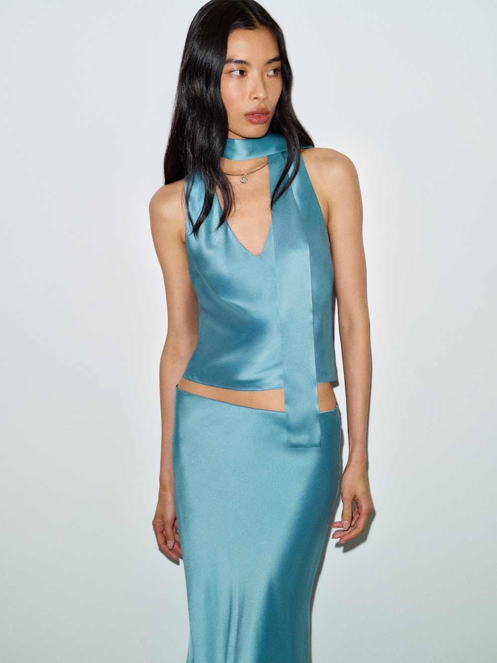 Pomelle Silk Two Piece | Reformation (Global)