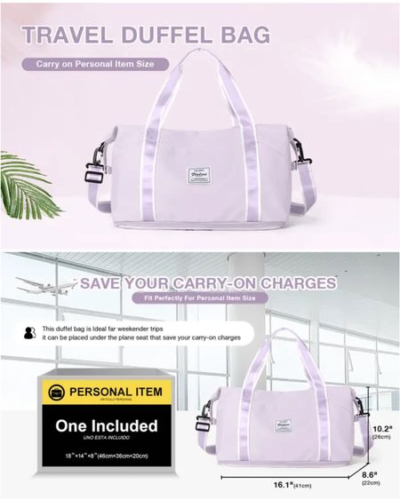 Affordable and versatile carry-on travel bag. Expandable bag great for airplanes. Personal item! 

#LTKstyletip #LTKtravel #LTKfindsunder50