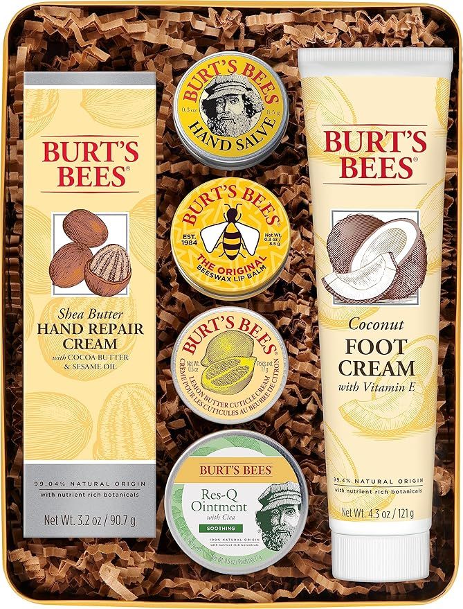 Burt's Bees Back to School Gifts, 6 Dorm Body Care Products for College Students, Classics Set -O... | Amazon (US)