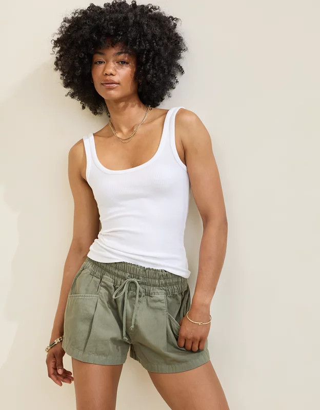 Aerie Double Scoop Neck Tank Top | Aerie