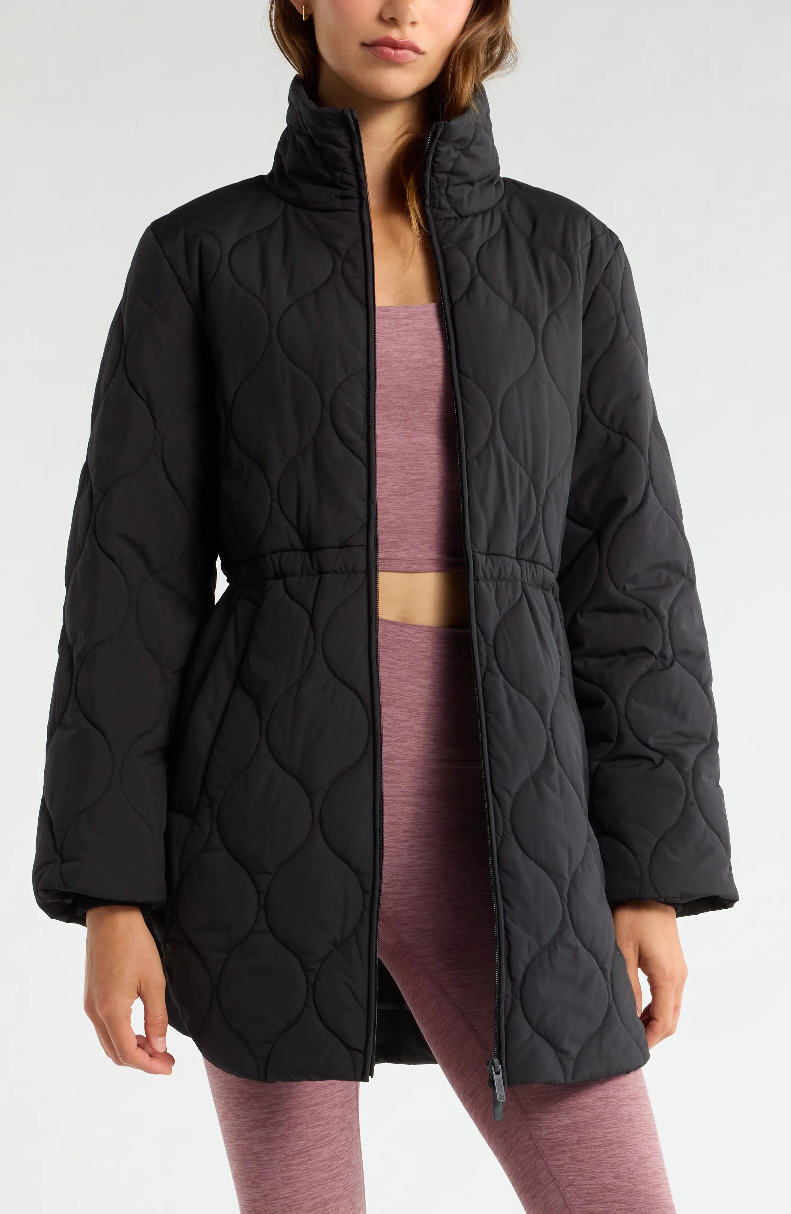 Skyline Longline Quilted Jacket (Women) | Nordstrom | Nordstrom