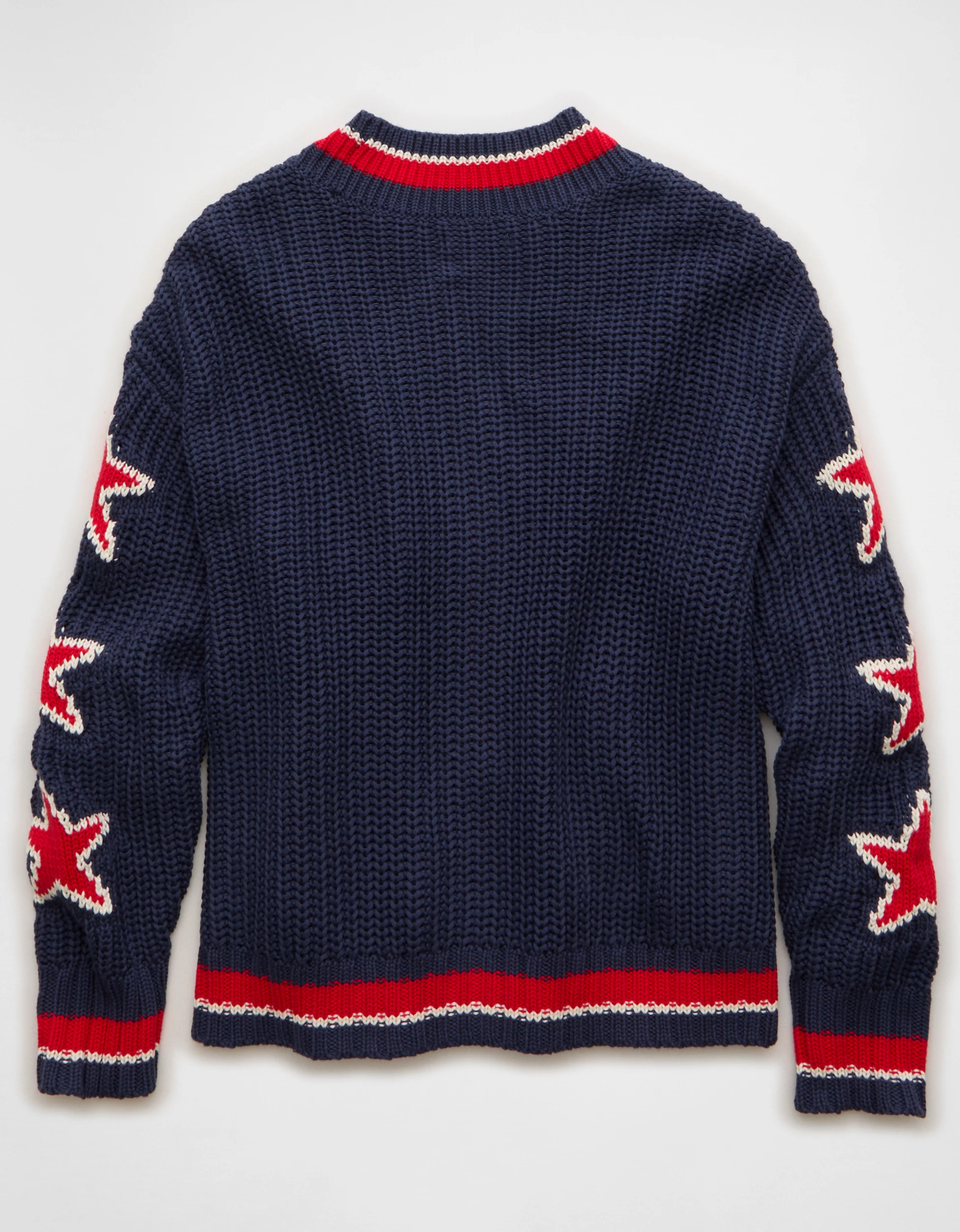 AE Oversized Star Graphic Cardigan Sweater | American Eagle Outfitters (US & CA)