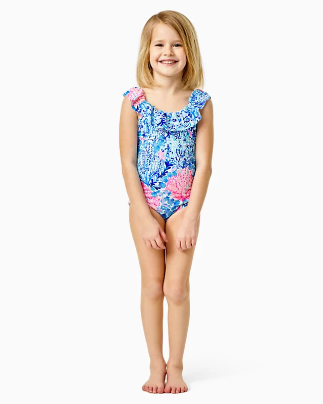 UPF 50+ Girls Eliana Swimsuit | Lilly Pulitzer