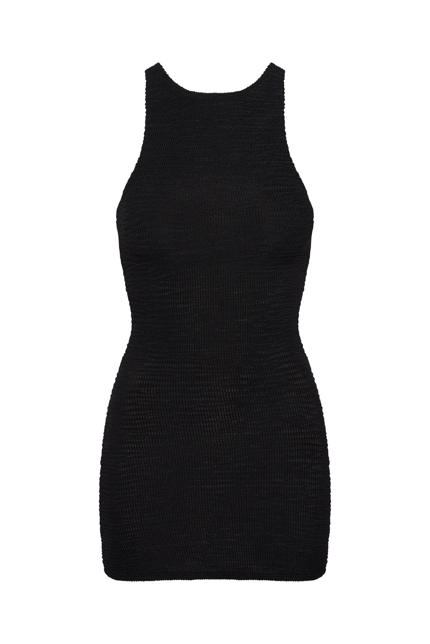 Kokomo Dress - Black Crinkle | Monday Swimwear