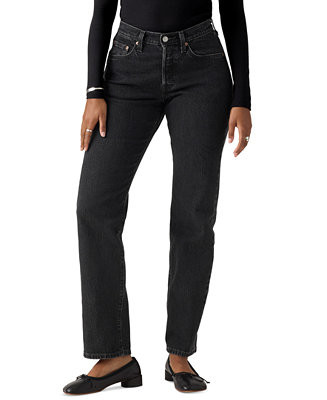 Women's 501 Curve High-Rise Straight-Leg Jeans | Macy's