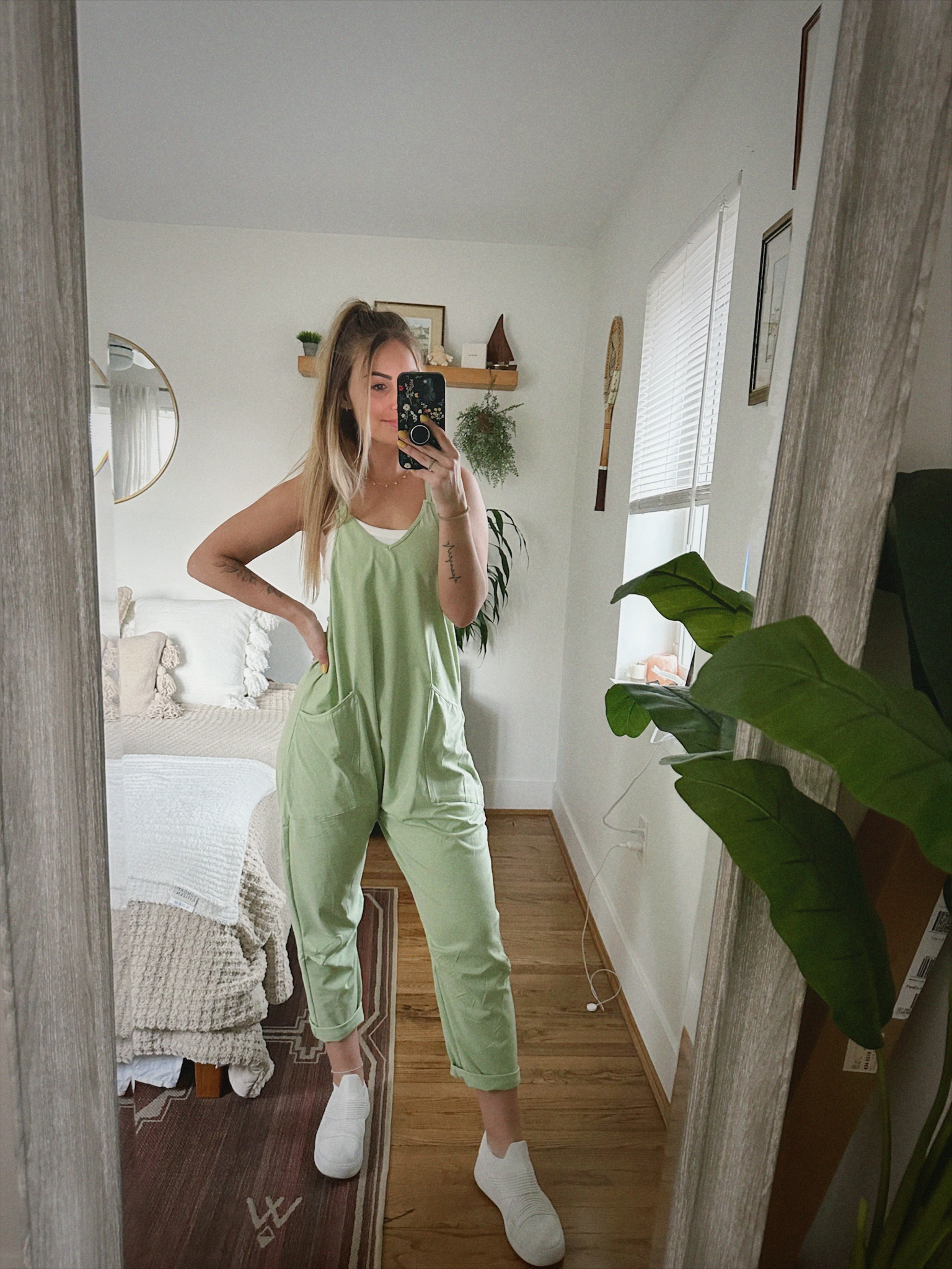 Got the Amazon dupe to compare to the FP one, and overall it’s pretty good! I love that it has adjustable straps (the FP doesn’t) the material is similar (maybe a TAD less soft) and it’s not as oversized. And the $19 price tag vs the $70 is definitely a plus!! Wearing a small

#LTKstyletip #LTKfindsunder50 #LTKtravel