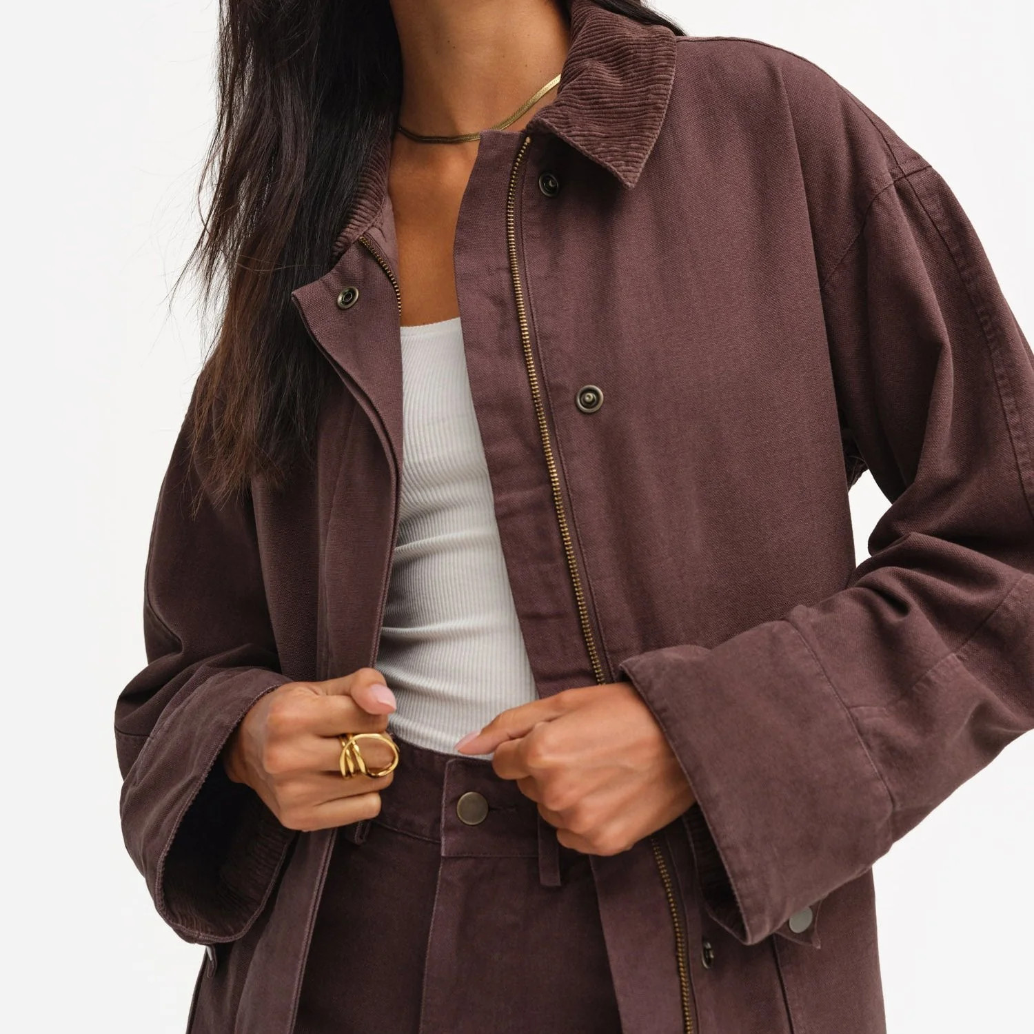 Organic Cotton Canvas Chore Jacket | MATE The Label