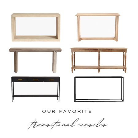 Transitional console tables

#LTKfamily #LTKhome #LTKstyletip