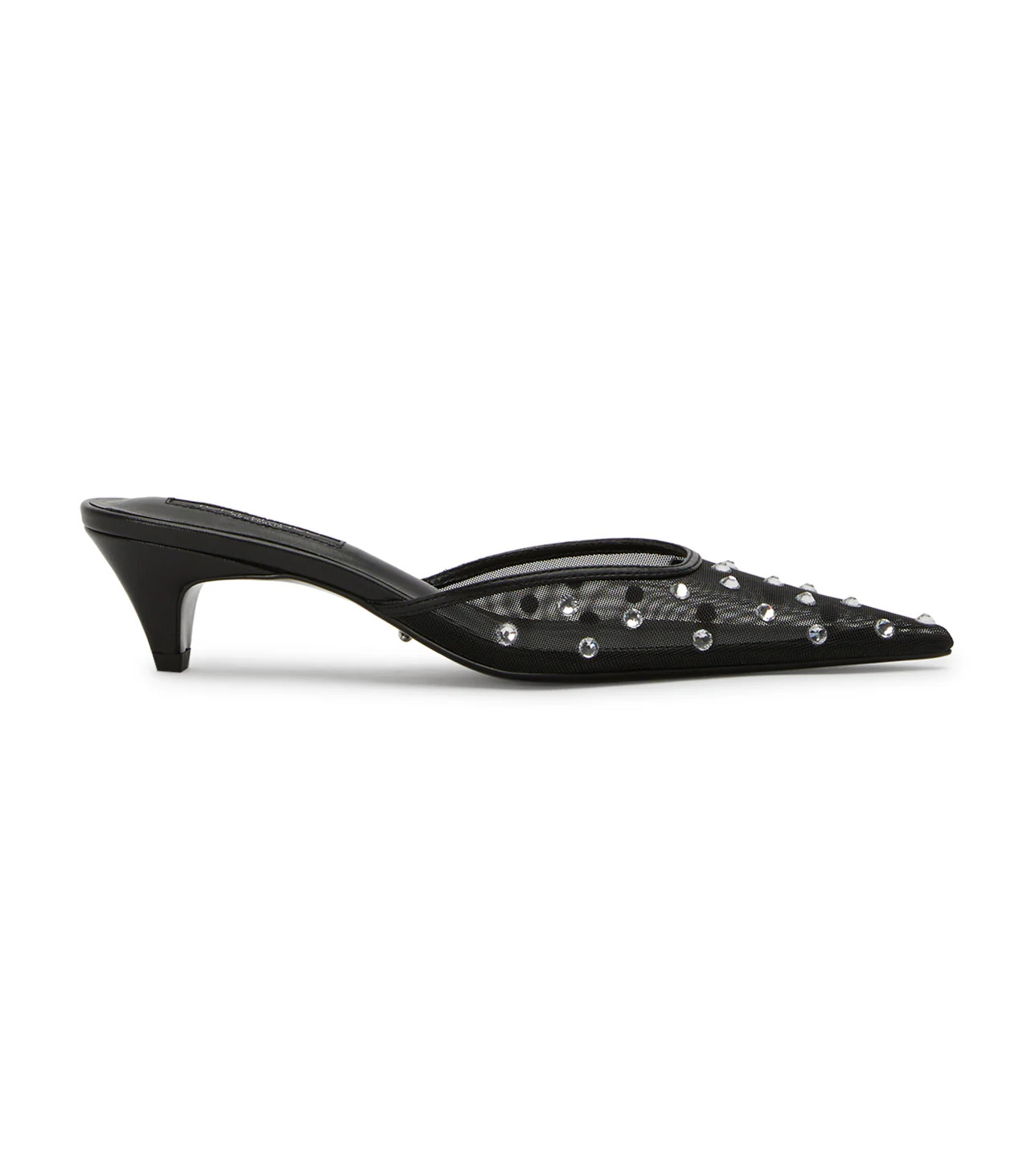 Deco Black Nylon Heels | Tony Bianco (Australia & New Zealand)