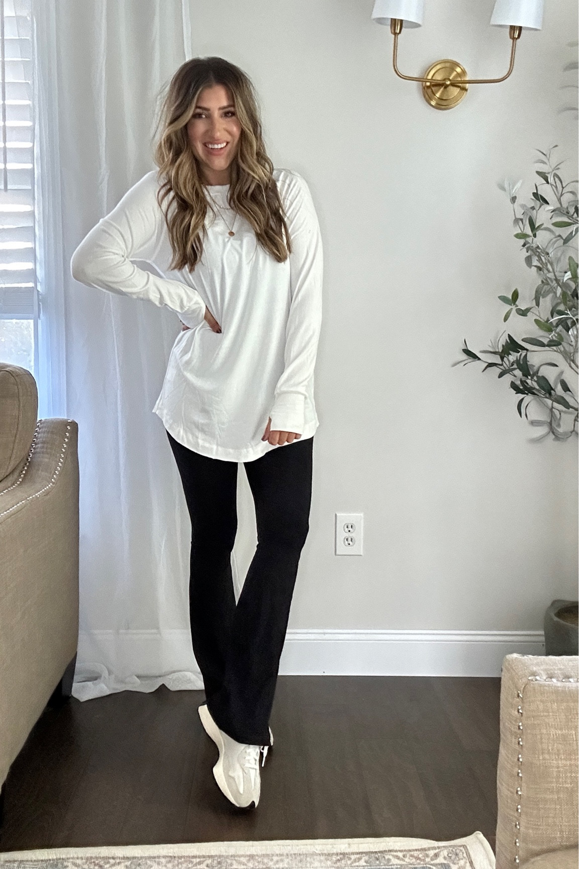 Casual outfit. White tunic for fall layering.

#LTKfitness #LTKstyletip #LTKtravel