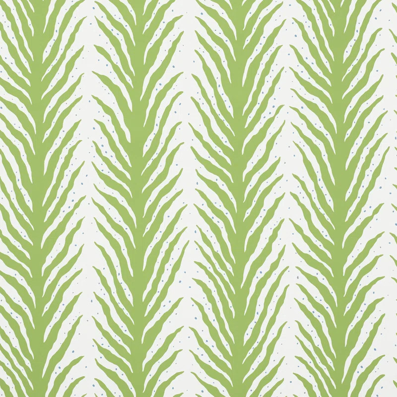 Schumacher x Celerie Kemble Creeping Fern Wallpaper | Wayfair North America