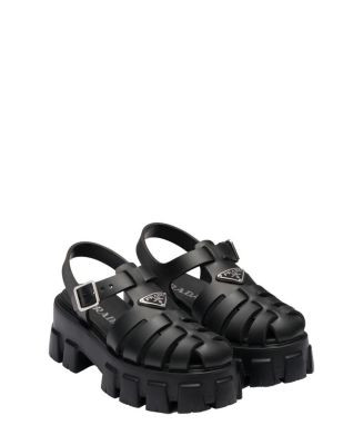Prada Women's Rubber Monolith Sandals | Bloomingdale's Shoes | Bloomingdale's (US)