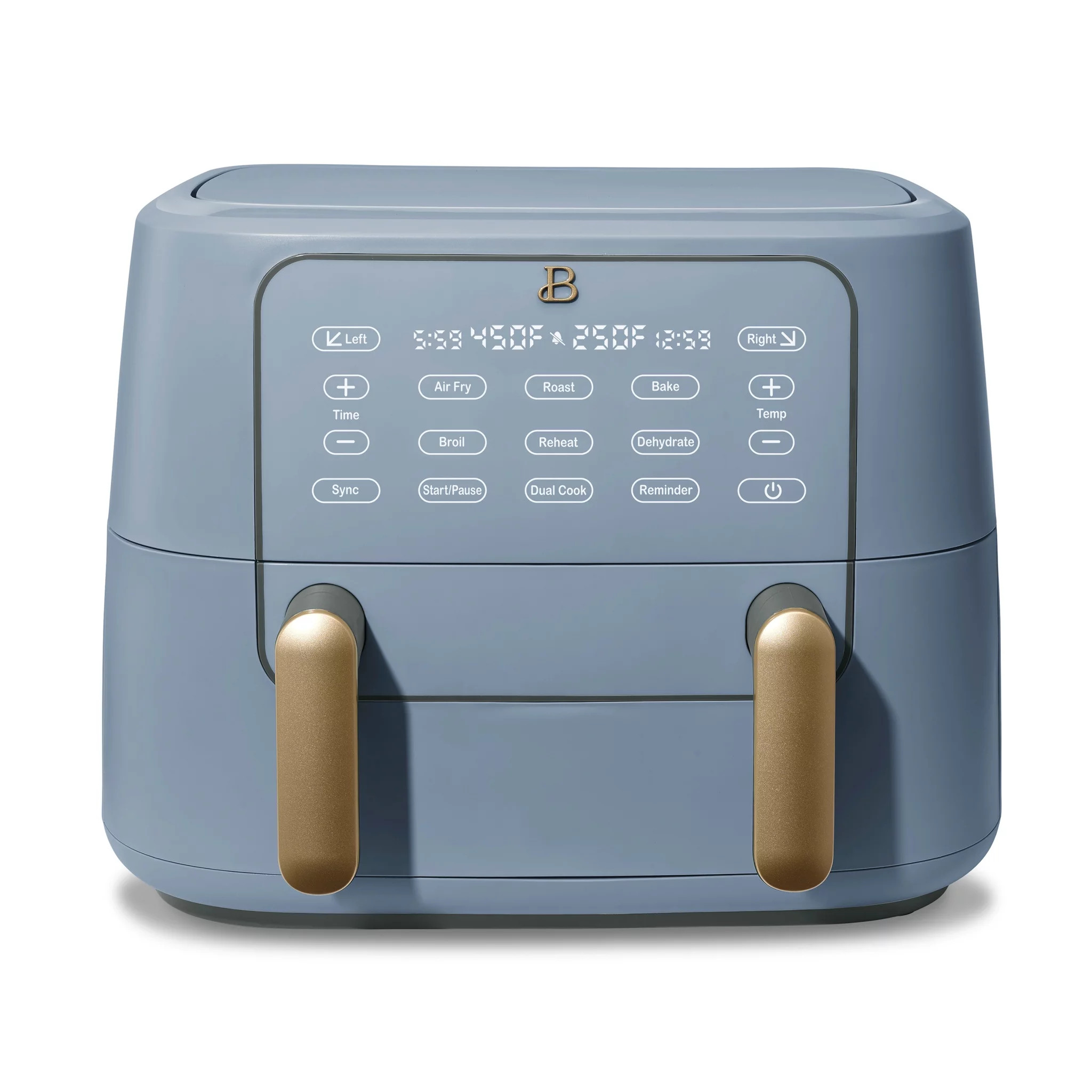 Beautiful 9 QT TriZone Air Fryer, Cornflower Blue by Drew Barrymore | Walmart (US)
