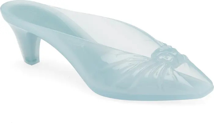 Jelly Peep Toe Kitten Heel Mule (Women) | Nordstrom