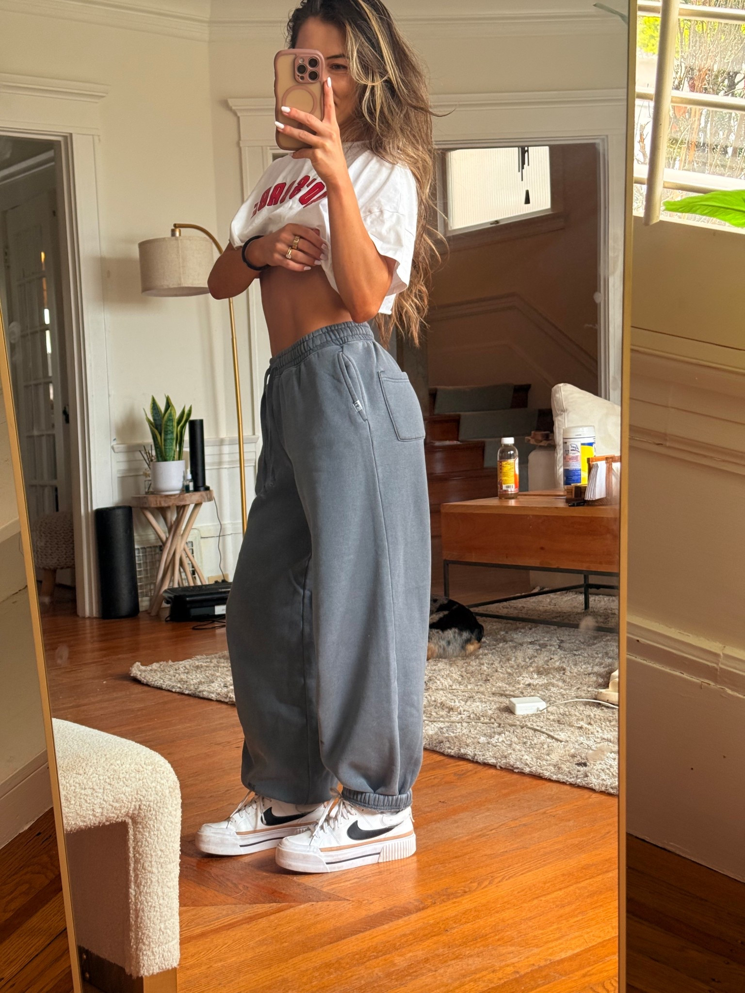 my new fave sweats!! I’m wearing a 2XS!🫶🏼🫶🏼