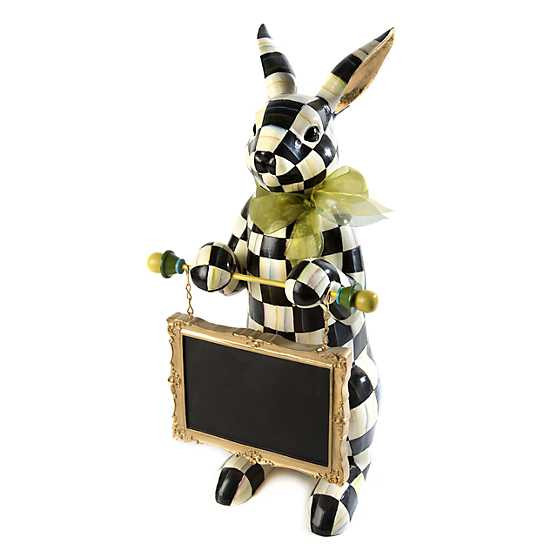 Courtly Check Menu Rabbit | MacKenzie-Childs
