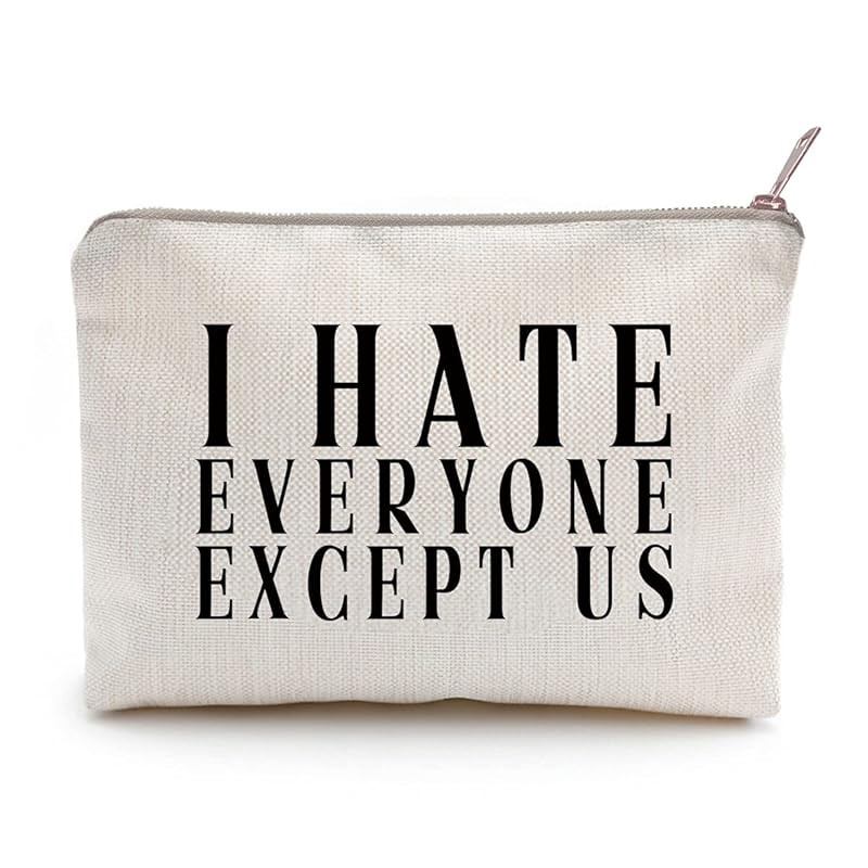 I Hate Everyone But Us, Funny Gift, Makeup Gift, Best Friend Gift, Gifts for Her, Unique Makeup C... | Amazon (US)