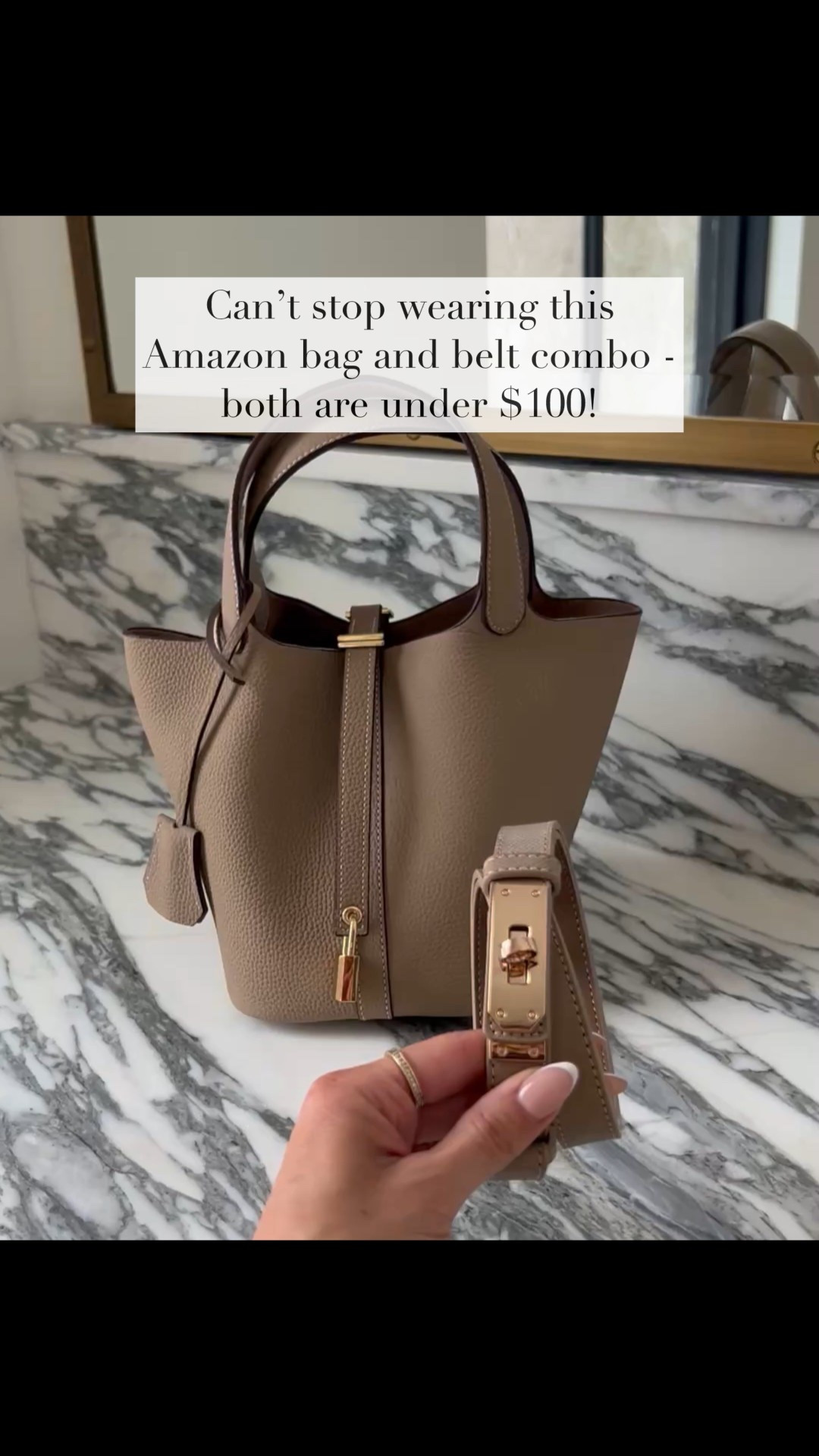Favorite Amazon handbag and belt!
Looks designer but costs much less!
Amazon fashion accessories 

#LTKWorkwear #LTKOver40 #LTKootd