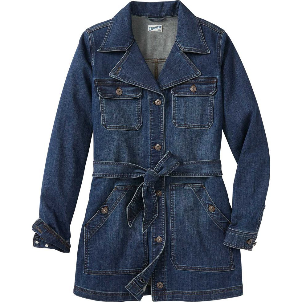 Women's Daily Denim Trench | Duluth Trading Company