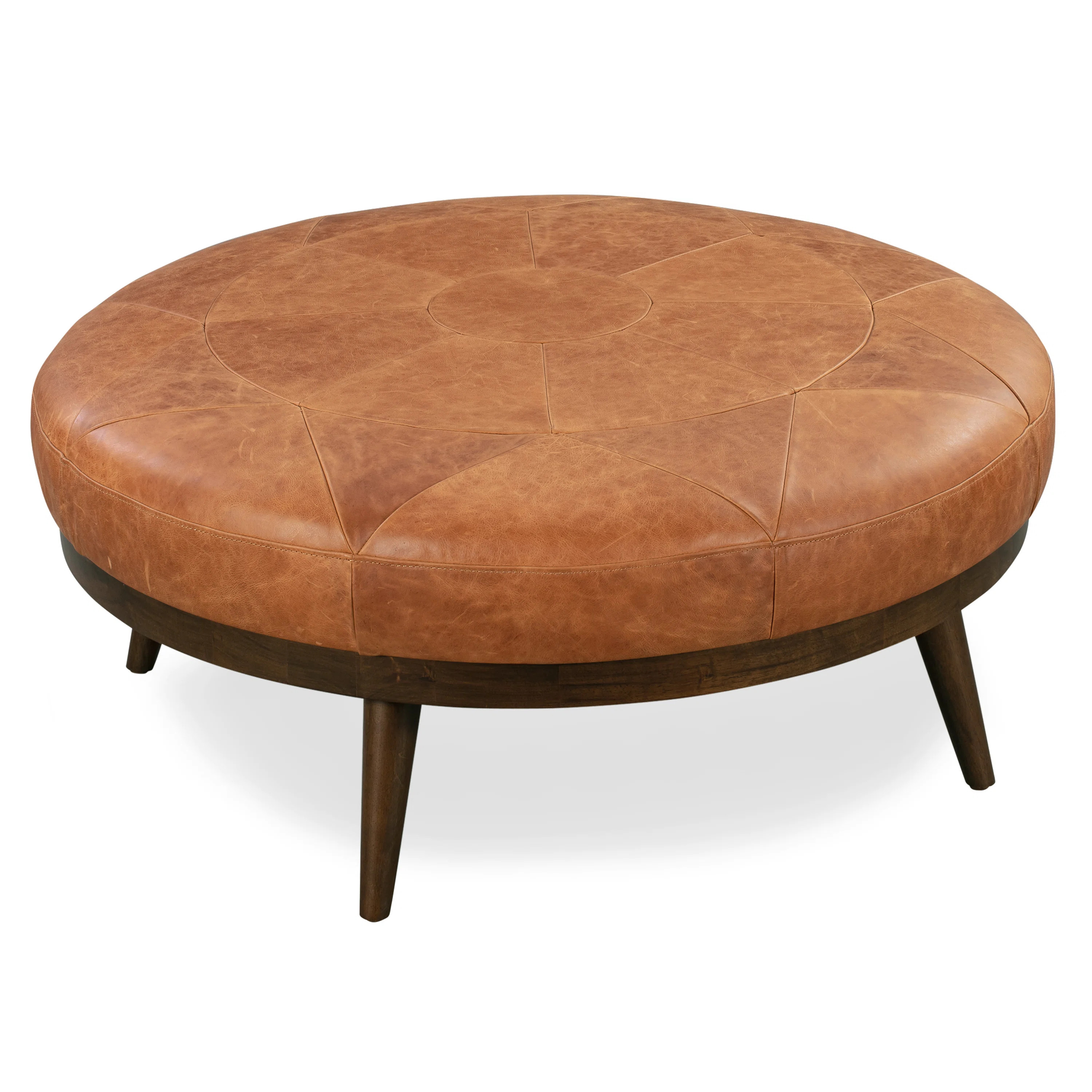 Rowland Leather Cocktail Ottoman | Wayfair North America