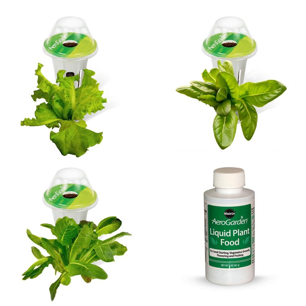 AeroGarden Heirloom Salad Greens Seed Pod Kit (3-Pod), N/A | The Home Depot