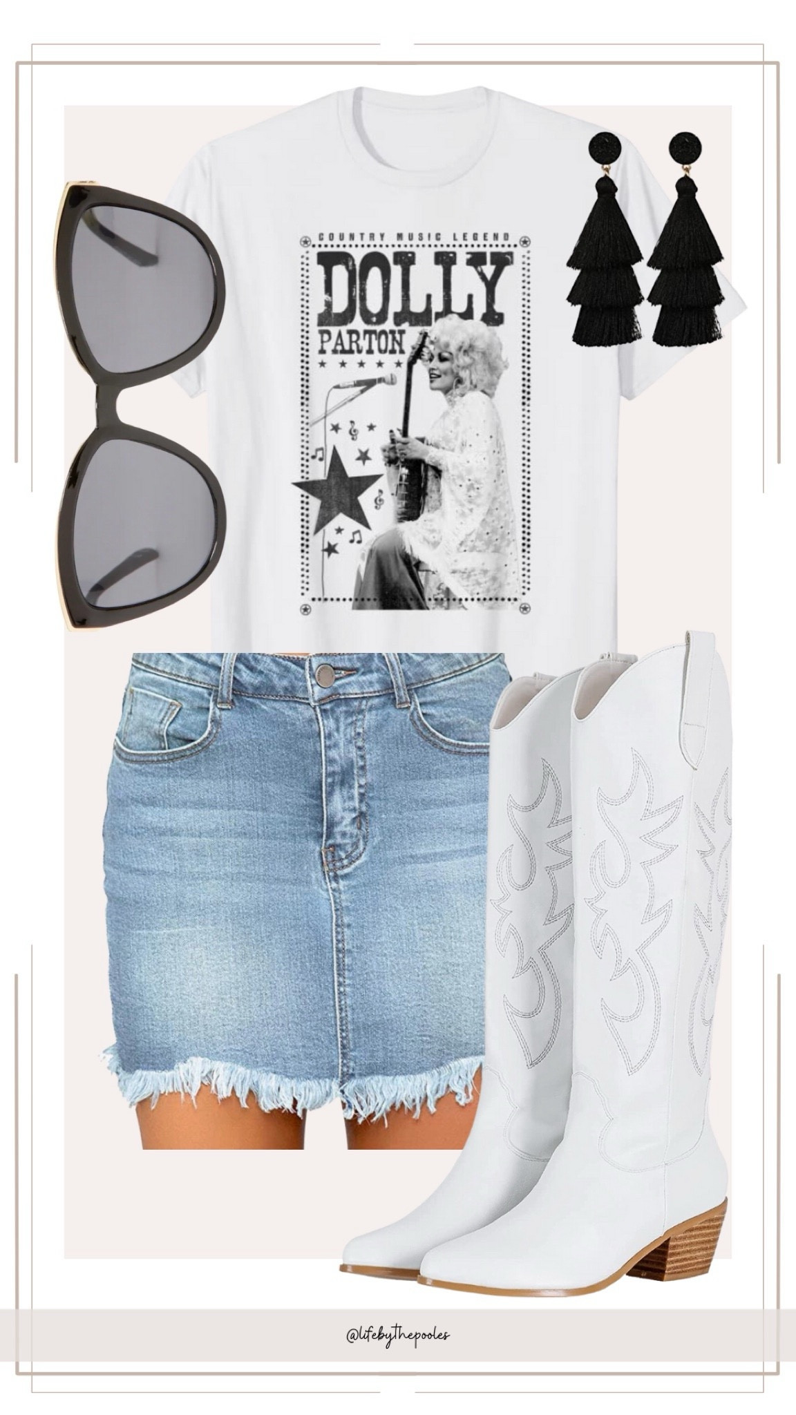 Country concert outfit with a Dolly Parton graphic tee, denim skirt, and knee high cowboy boots

//Fall outfits 2024, fall fashion finds, fall favorites amazon,petite amazon fashion, casual mom outfit ideas, fall outfit amazon, amazon outfit ideas, casual outfit ideas, outfit inspo, casual fashion, amazon fall fashion, amazon casual outfit fall, cute casual outfit, outfit ideas fall, amazon shoes, amazon bag, purse, size 4-6, casual fall outfits, casual outfit ideas everyday, fall tops, fall fashion, fall bags, autumn outfit,

#LTKFindsUnder50 #LTKSaleAlert #LTKShoeCrush