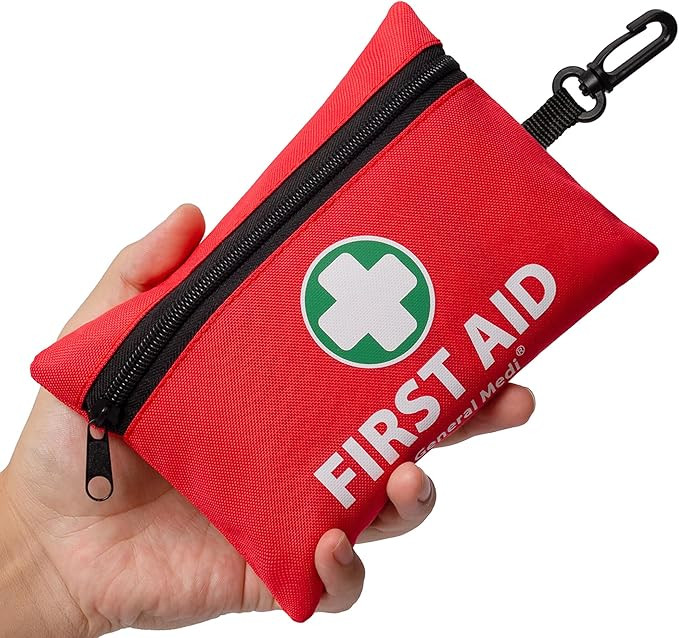 General Medi Mini First Aid Kit, 110 Piece Small First Aid Kit - Includes Emergency Foil Blanket,... | Amazon (US)