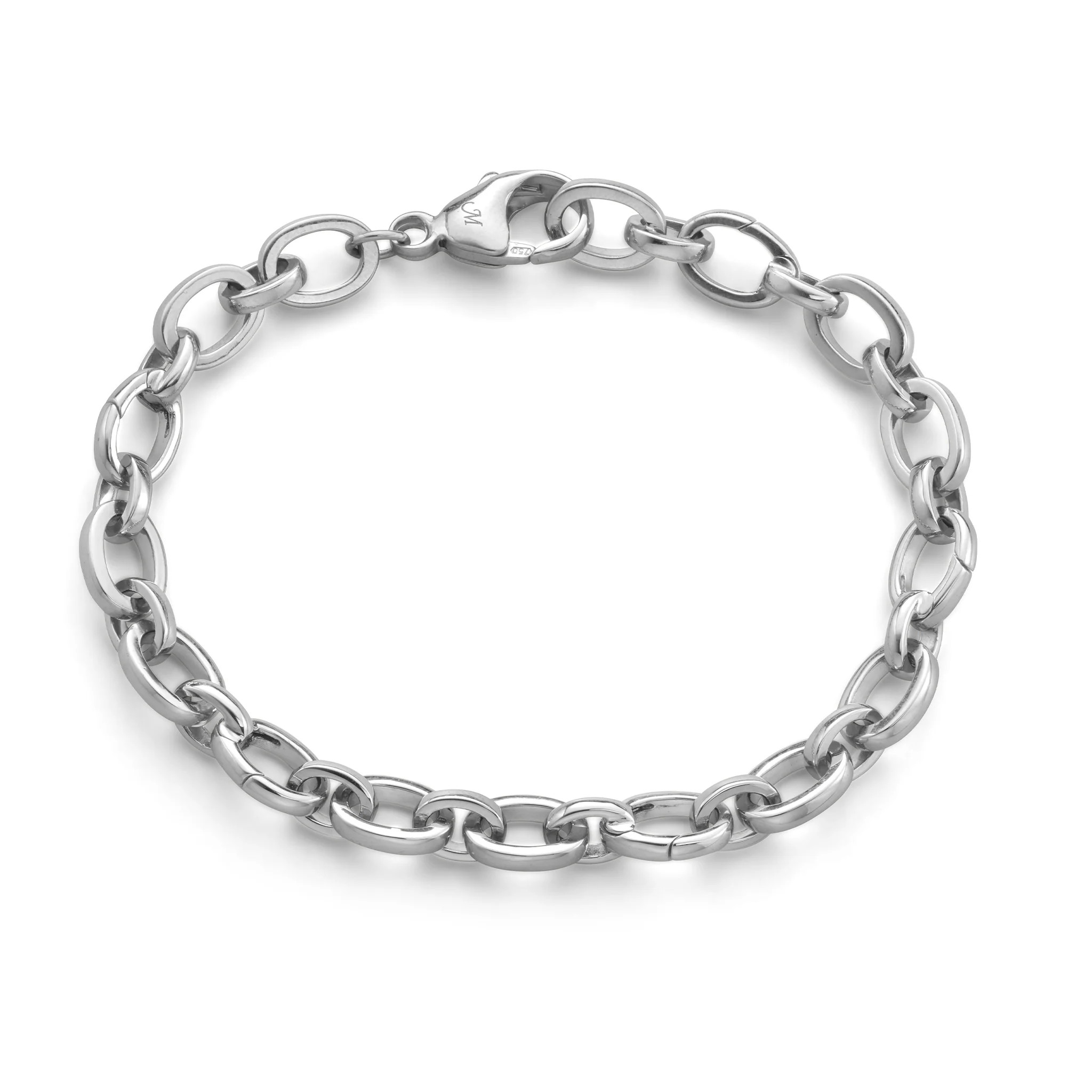 "Audrey" Link Charm Bracelet in Sterling Silver | Monica Rich Kosann