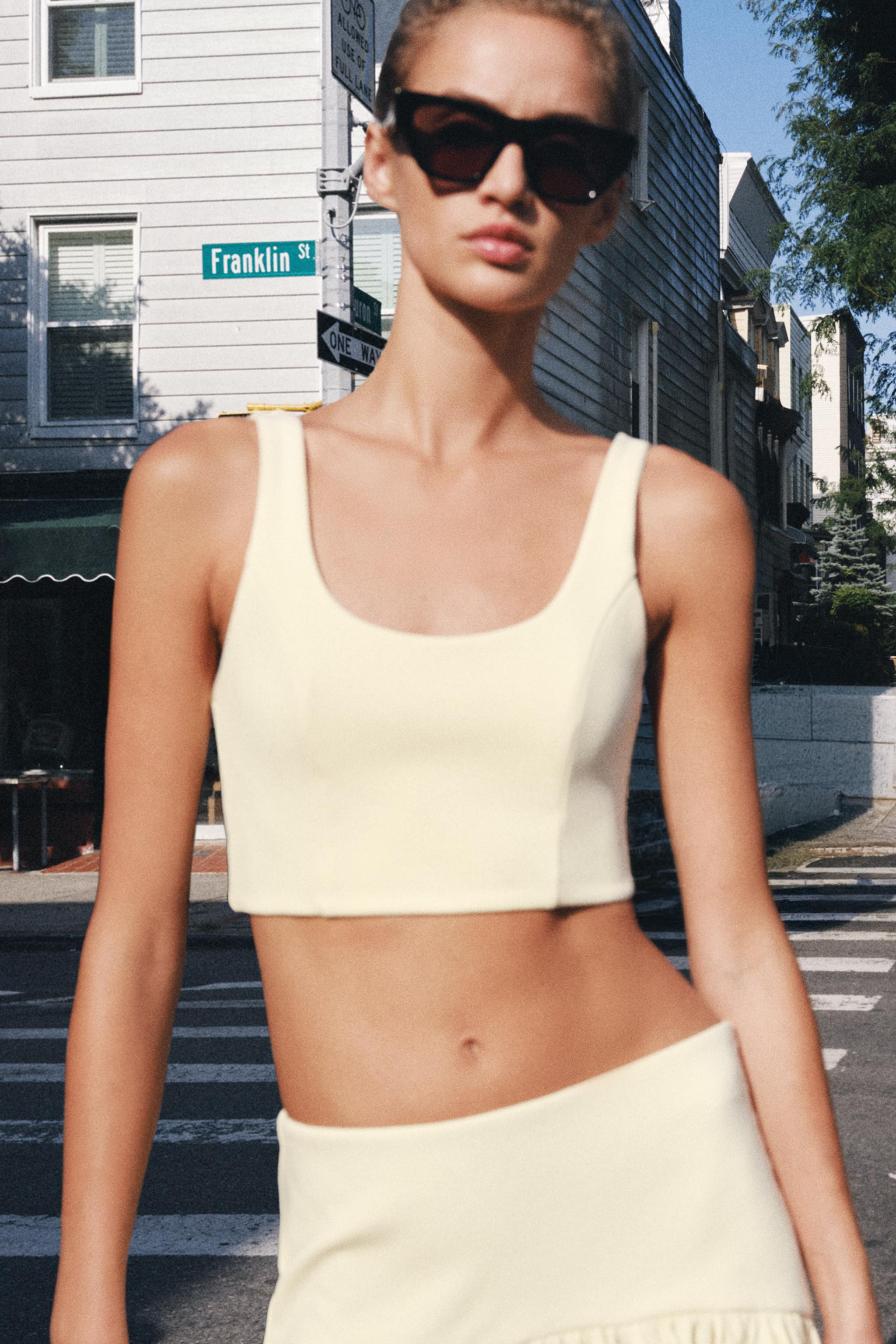 INTERLOCK TANK TOP | Zara US
