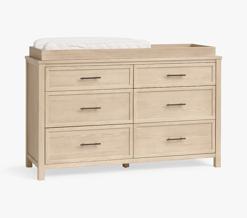 Camden 6-Drawer Changing Table (56w x 19d") | Pottery Barn Kids