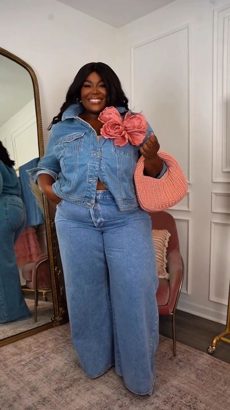 This denim on denim look is such a statement. From the accessories to the fit, this outfit is unforgettable! I mean, look at that cutie flower on my jacket💐 Obsessed.

plus size fashion, denim on denim, spring outfit inspo, summer vacation, plus size fashion, fashion trends, two piece, mid size, plus size

#LTKsalealert #LTKplussize #LTKfindsunder100