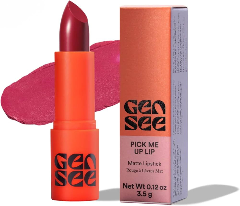 GEN SEE Pick Me Up Lip Matte Lipstick, Tobi \u2013 Soft Matte Highly Pigmented Comfortable Long W... | Amazon (US)