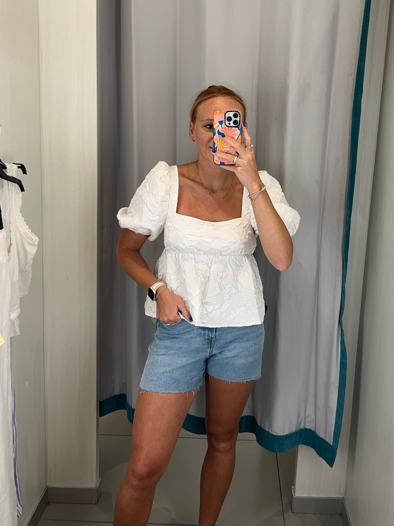 H&M try-on! 
Loved these shorts and the back of this top was adorable🎀🤍

#LTKfindsunder50