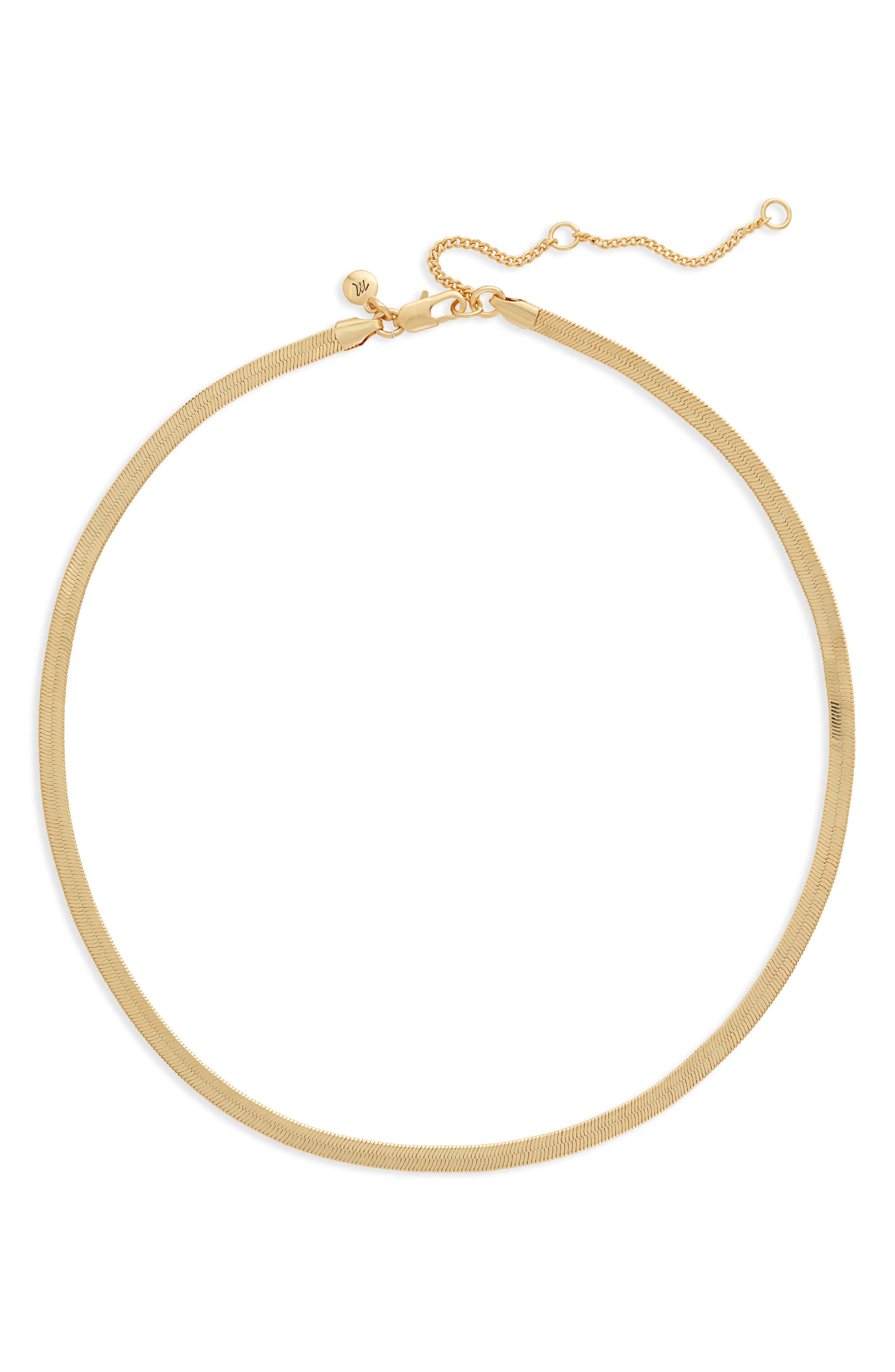 Madewell Herringbone Chain Necklace (Women) | Nordstrom | Nordstrom